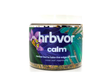 CALM | Take the edge off stress with this mellow floral blend of organic nervine herbs to stay centered and calm. | 28 Servings