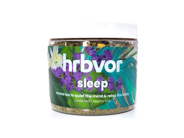 SLEEP | Restful regenerative sleep awaits with this blend of organic herbs to quiet your mind and relax your body. | 28 Servings