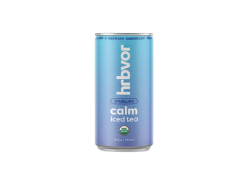 CALM | Sparkling | 8oz can | Chamomile, Scullcap, Passionflower, Lemonbalm, Butterfly Pea | 8oz Cans | Case of 8