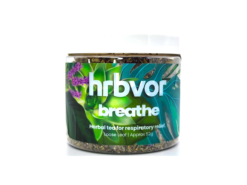 BREATHE | Open your breathing passages with our respiratory blend of organic herbs for clearing  up cough & congestion | 28 Servings